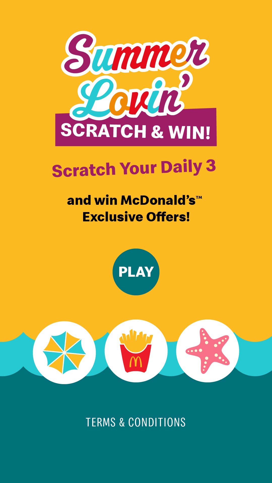 IDEASEVEN DIGITAL McDonald's Scratch and Win